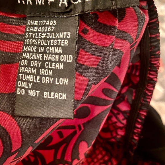 RAMPAGE BOHO BABYDOLL STYLE TIE TOP - Picture 12 of 14